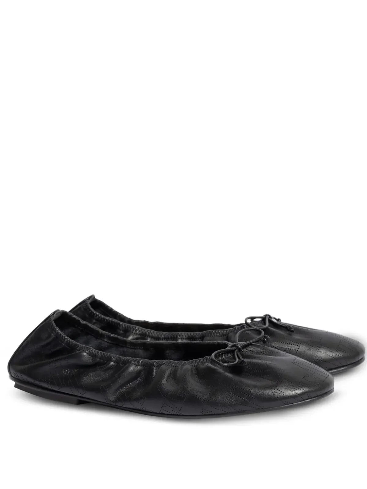Alberta Ferretti ボウディテール バレエフラット - ブラック - 画像1