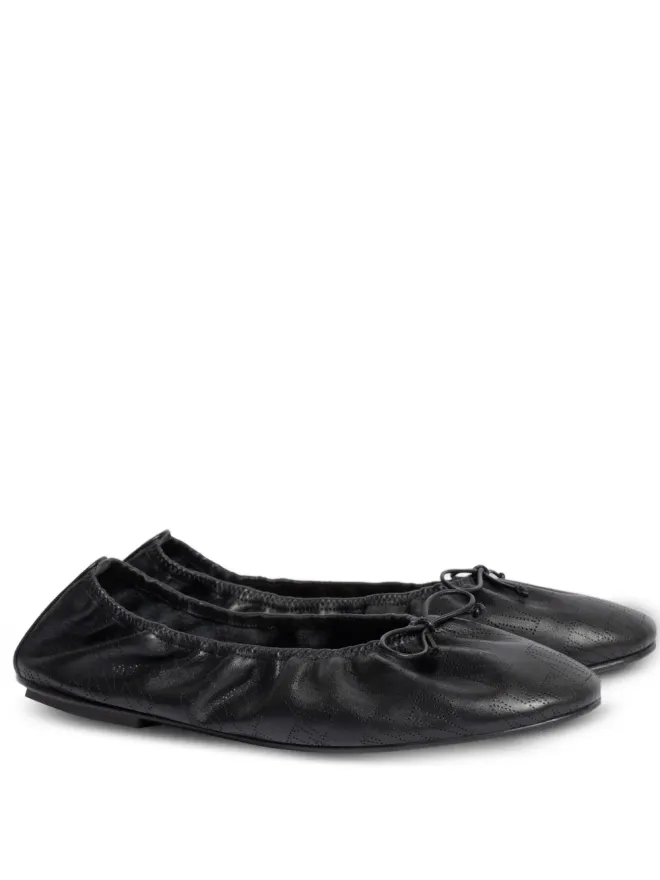 Alberta Ferretti Alberta Ferretti ボウディテール バレエフラット - ブラックの商品画像