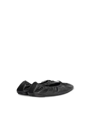 Alberta Ferretti ボウディテール バレエフラット - ブラック - サムネイル2