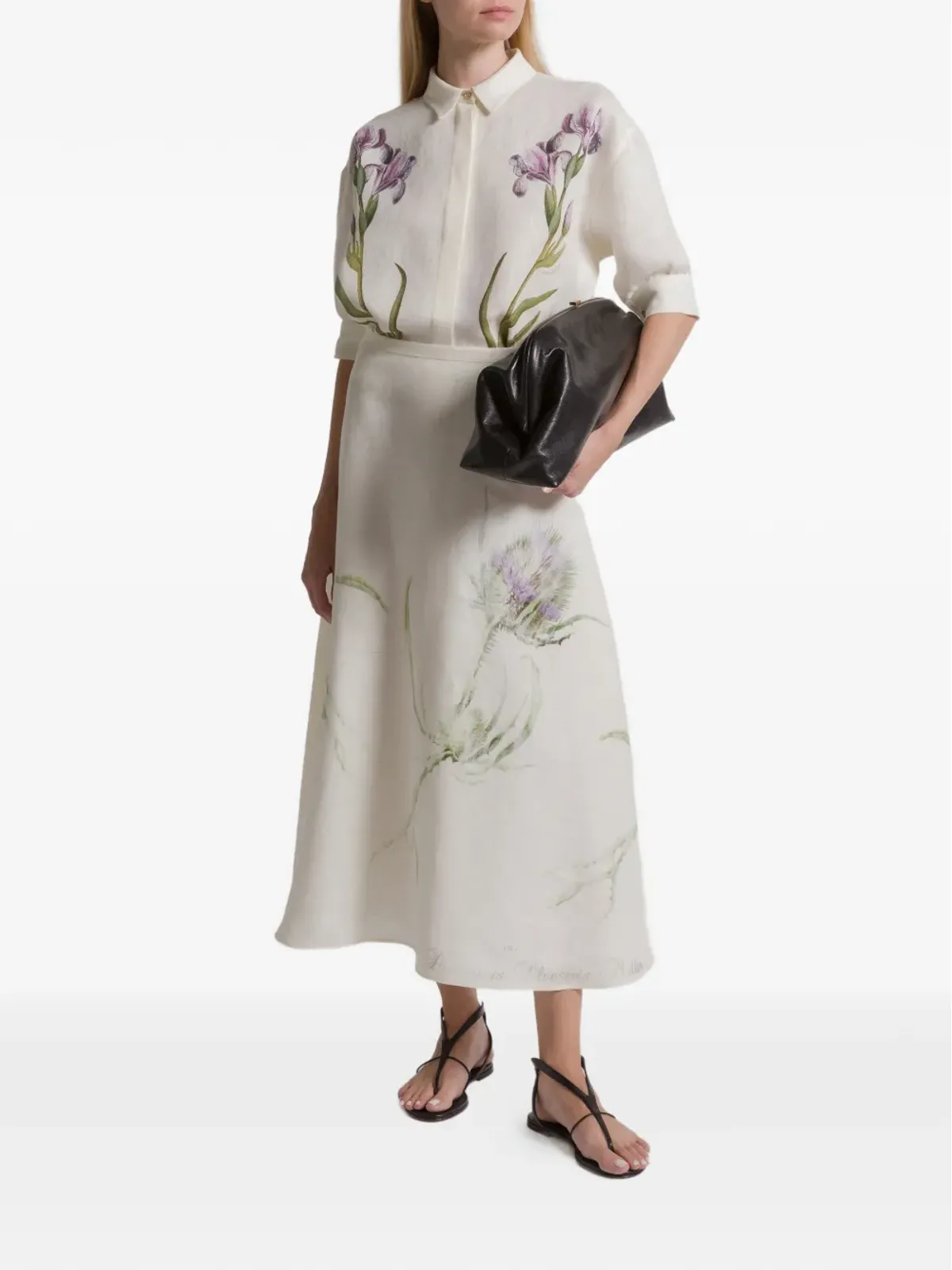 Alberta Ferretti 花柄プリントシャツ - 画像2
