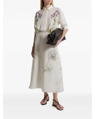 Alberta Ferretti 花柄プリントシャツ - サムネイル2