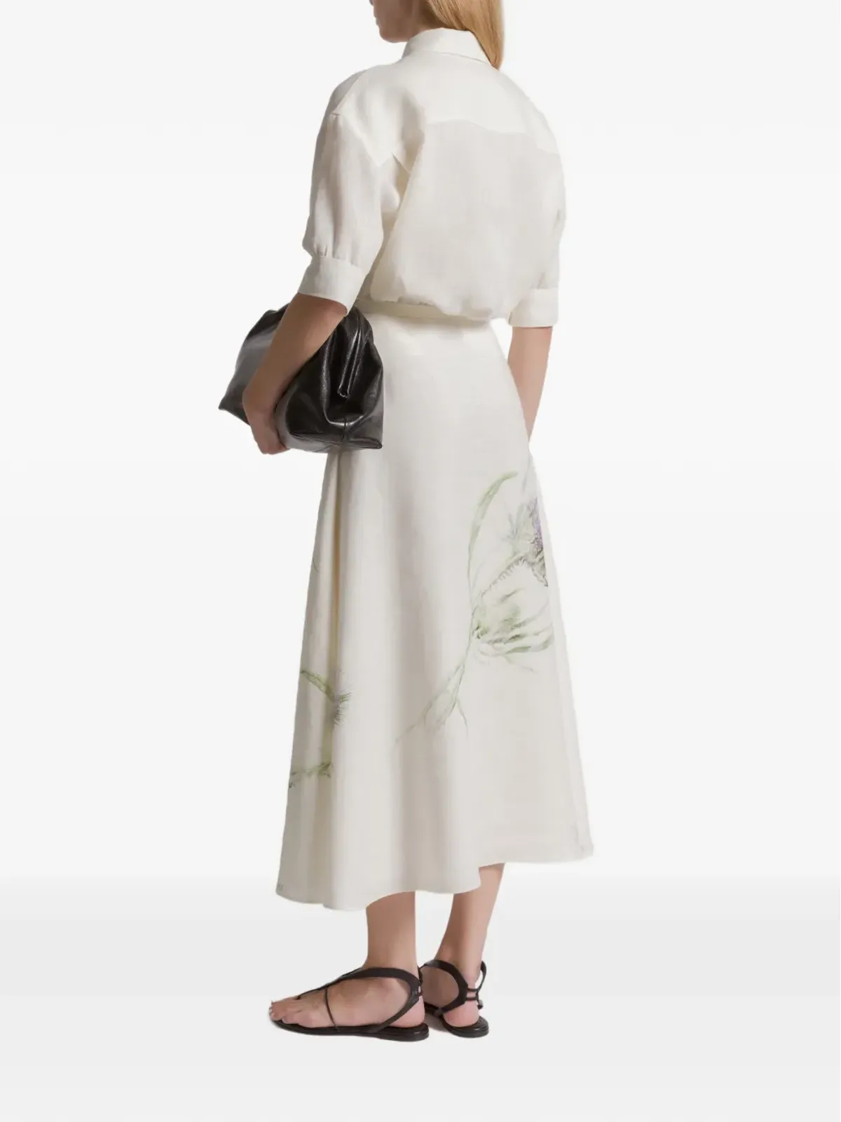 Alberta Ferretti 花柄プリントシャツ - 画像3