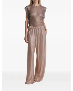 Alberta Ferretti エラスティックウェストバンド トラウザーズ - サムネイル2