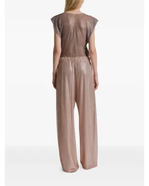 Alberta Ferretti エラスティックウェストバンド トラウザーズ - サムネイル3