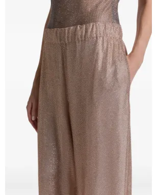 Alberta Ferretti エラスティックウェストバンド トラウザーズ - サムネイル4