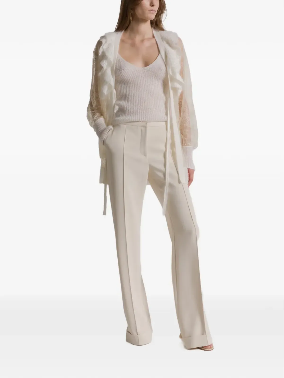 Alberta Ferretti スパゲッティストラップトップ - 画像2