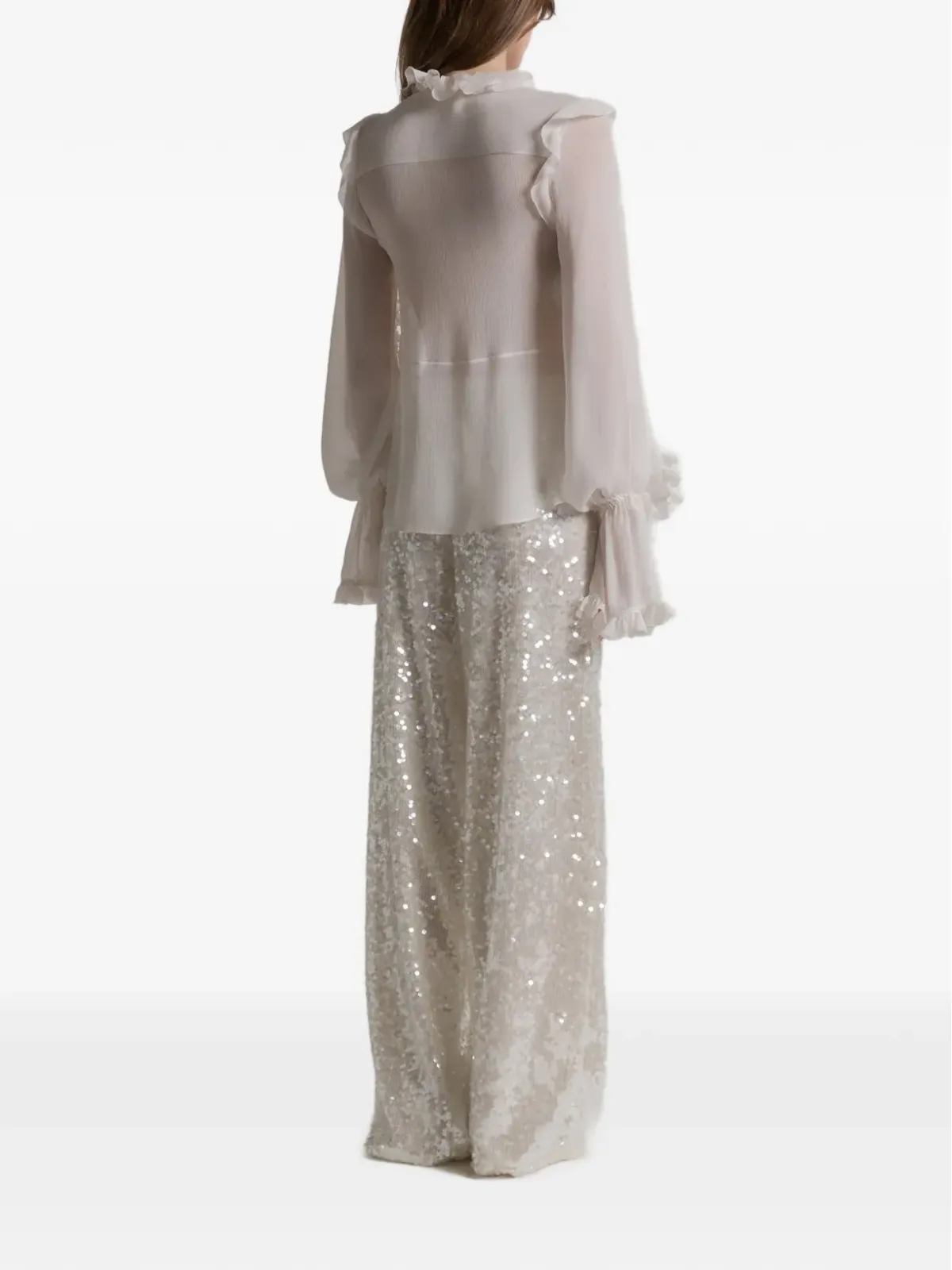 Alberta Ferretti スパンコールパンツ - 画像3