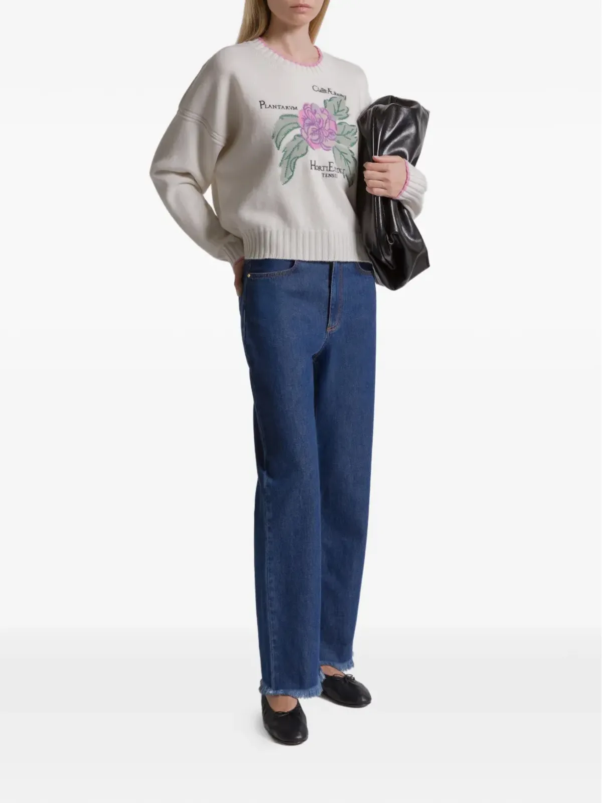 Alberta Ferretti フローラルニットウェア - ニュートラルカラー - 画像2