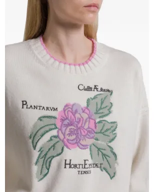 Alberta Ferretti フローラルニットウェア - ニュートラルカラー - サムネイル4
