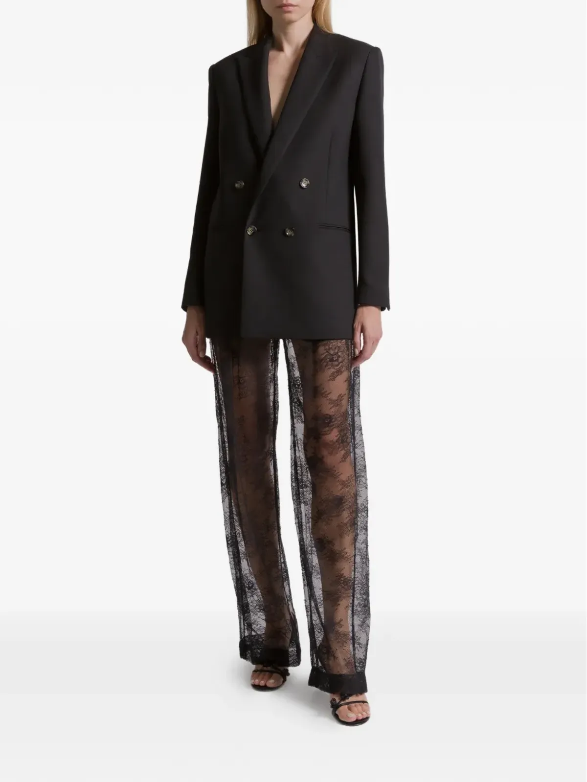 Alberta Ferretti レースパンツ - 画像2
