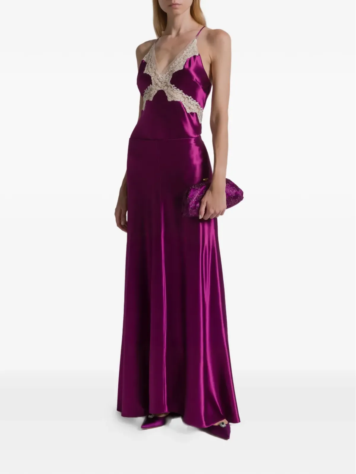 Alberta Ferretti Aラインマキシスカート - 画像2