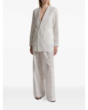 Alberta Ferretti ダブルブレスト アイレット ブレザー - サムネイル2