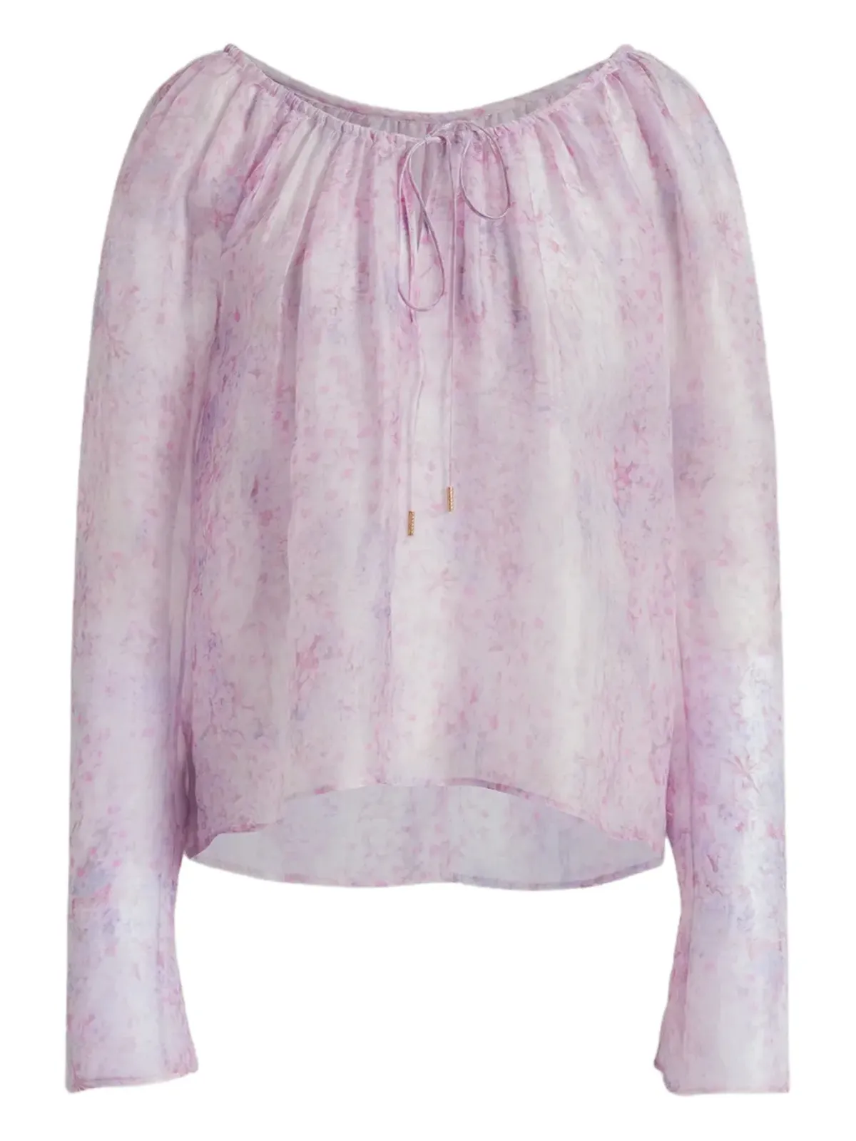 Alberta Ferretti 花柄長袖ブラウス - 画像1