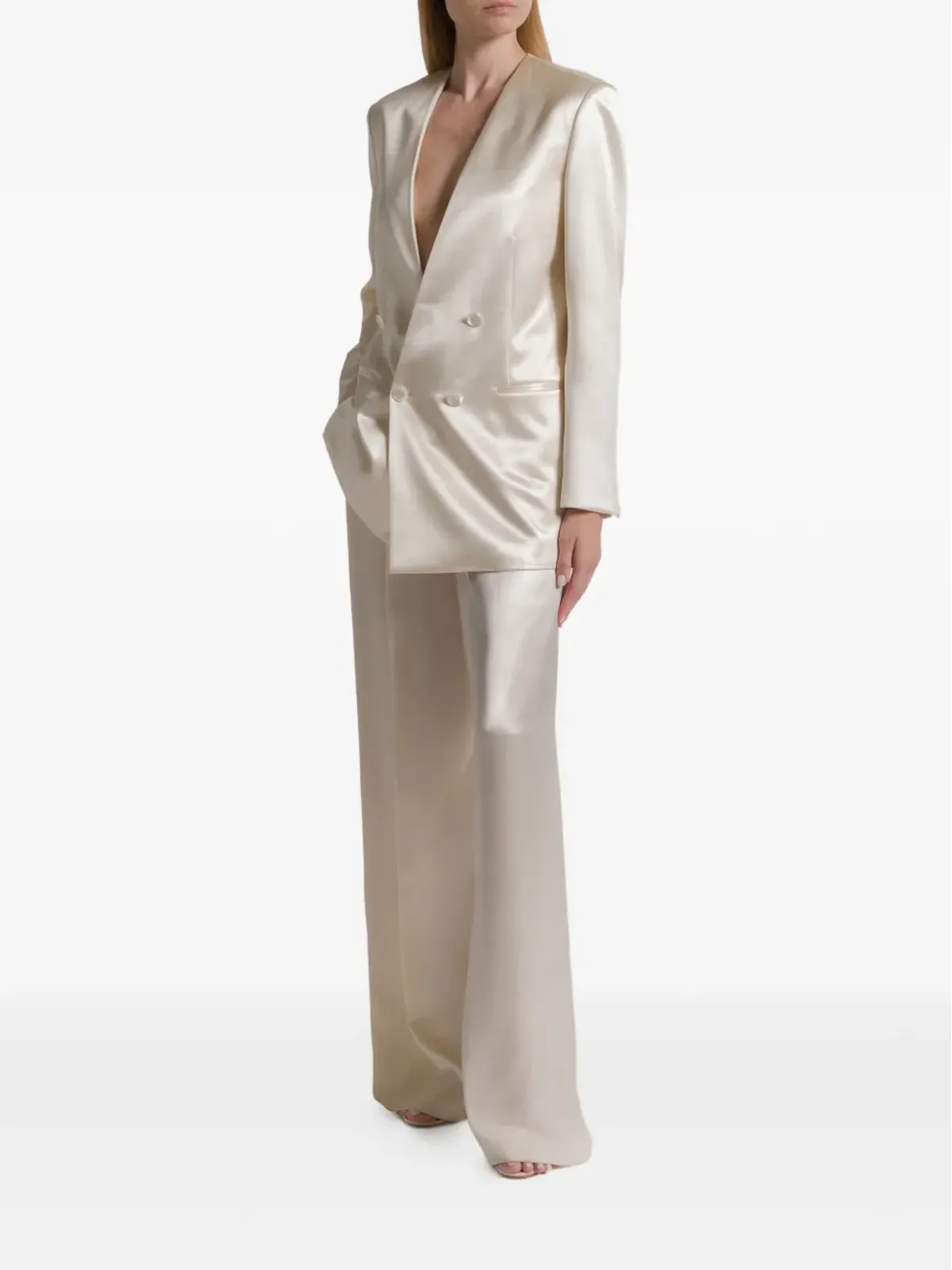 Alberta Ferretti ダブルブレストジャケット - 画像2
