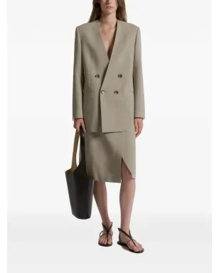 Alberta Ferretti スリットディテール ミディスカート - サムネイル2