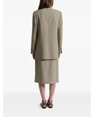 Alberta Ferretti スリットディテール ミディスカート - サムネイル3