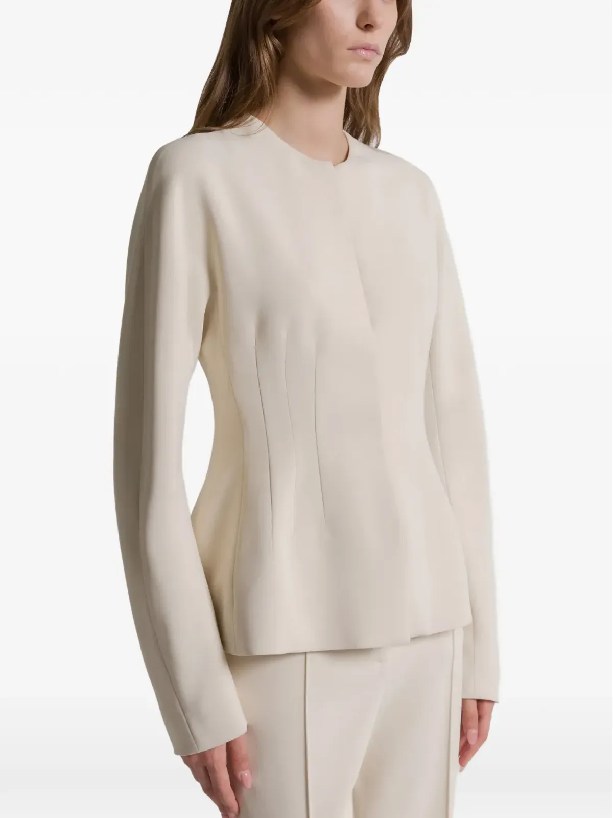 Alberta Ferretti ジップファスナー付き キャディージャケット - 画像4