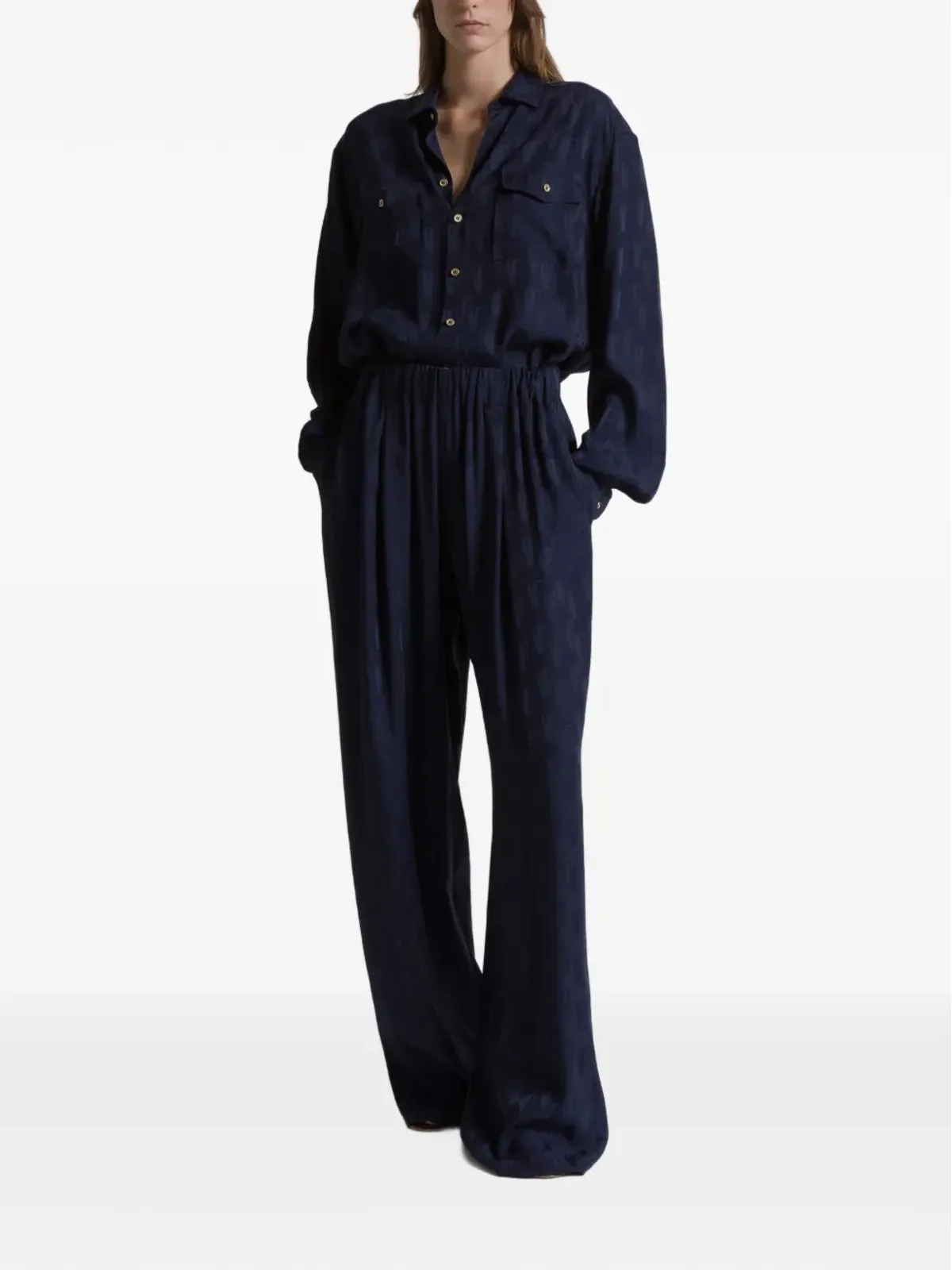 Alberta Ferretti エラスティックウエストパンツ - 画像2
