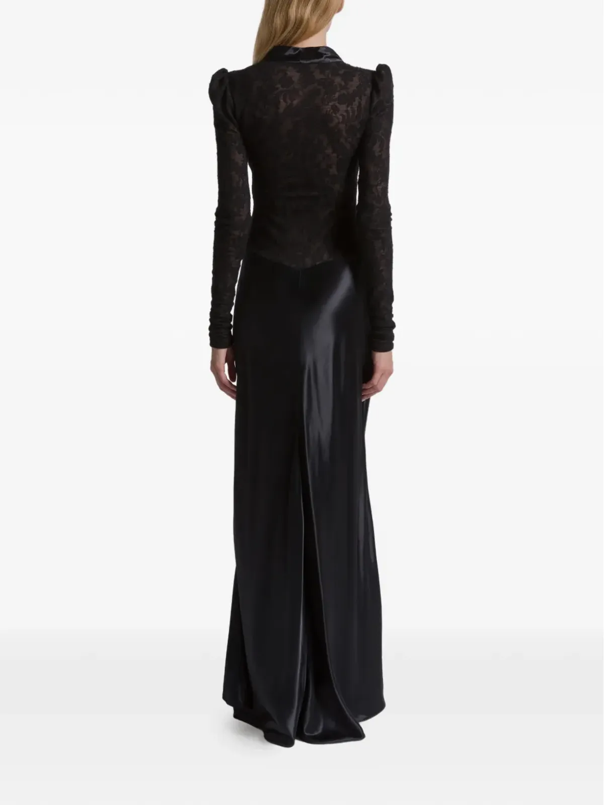 Alberta Ferretti レースタイマキシドレス - 画像3