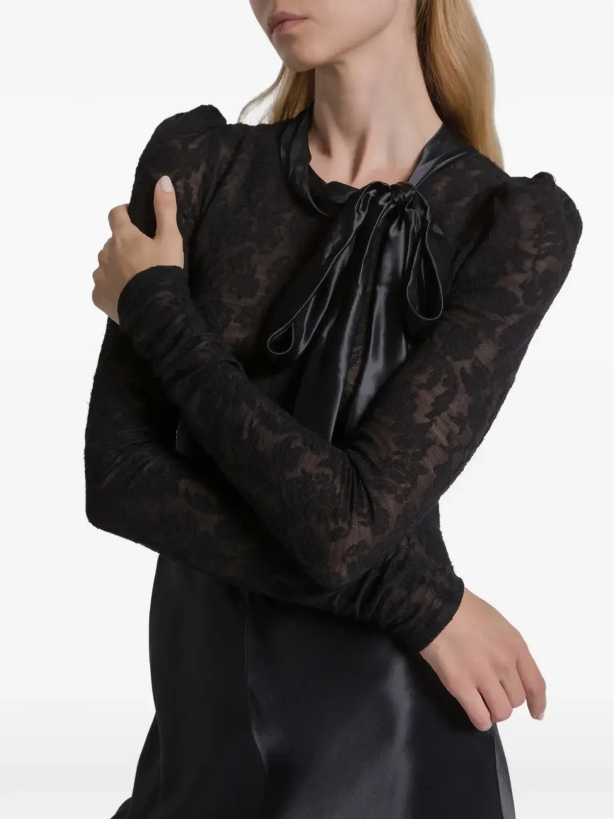 Alberta Ferretti レースタイマキシドレス - 画像4