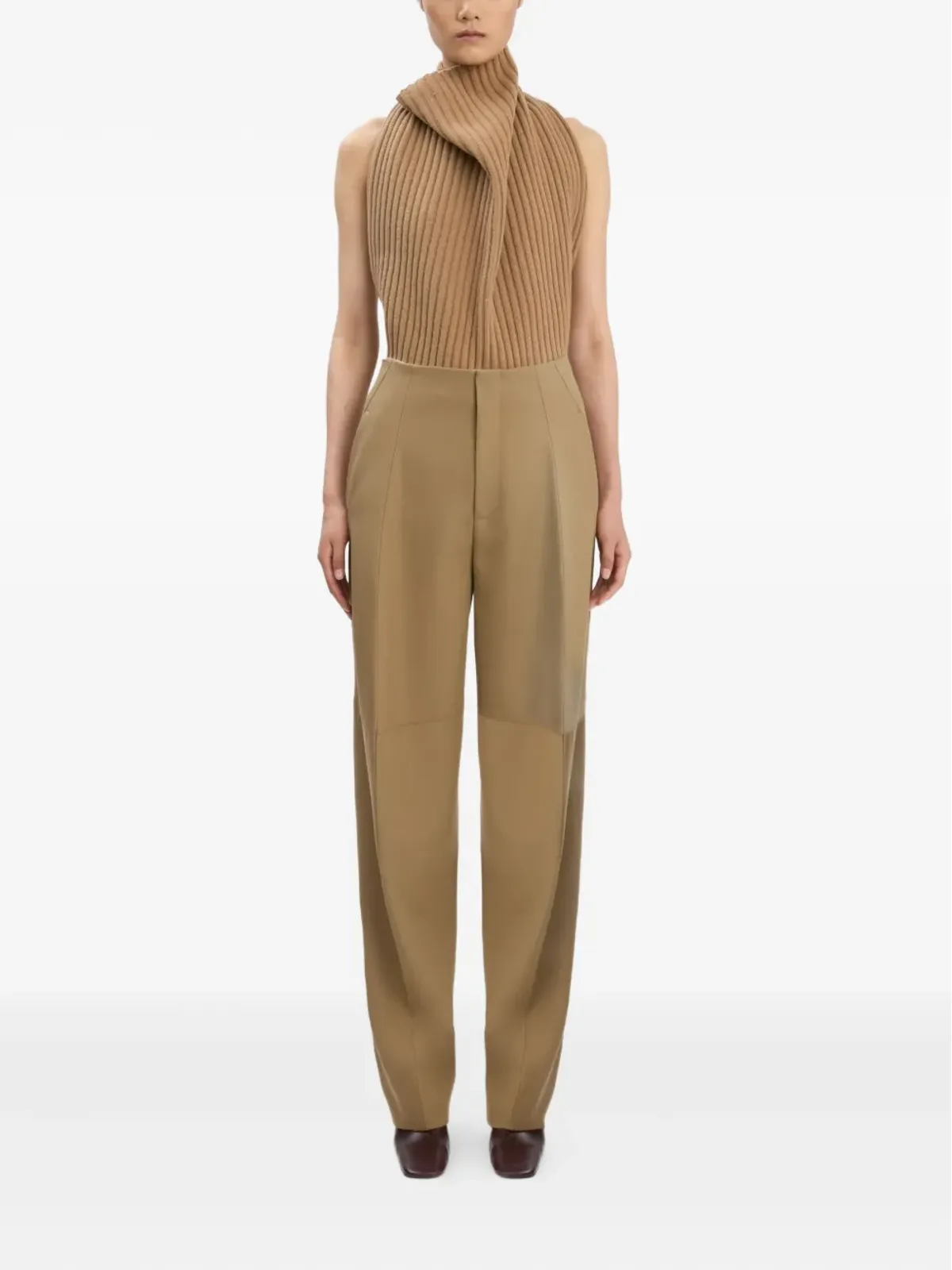 Victoria Beckham プリーツパネルパンツ - 画像2