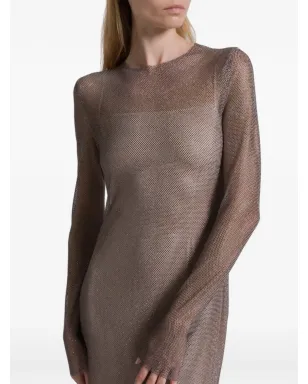 Alberta Ferretti ロングスリーブドレス - サムネイル4