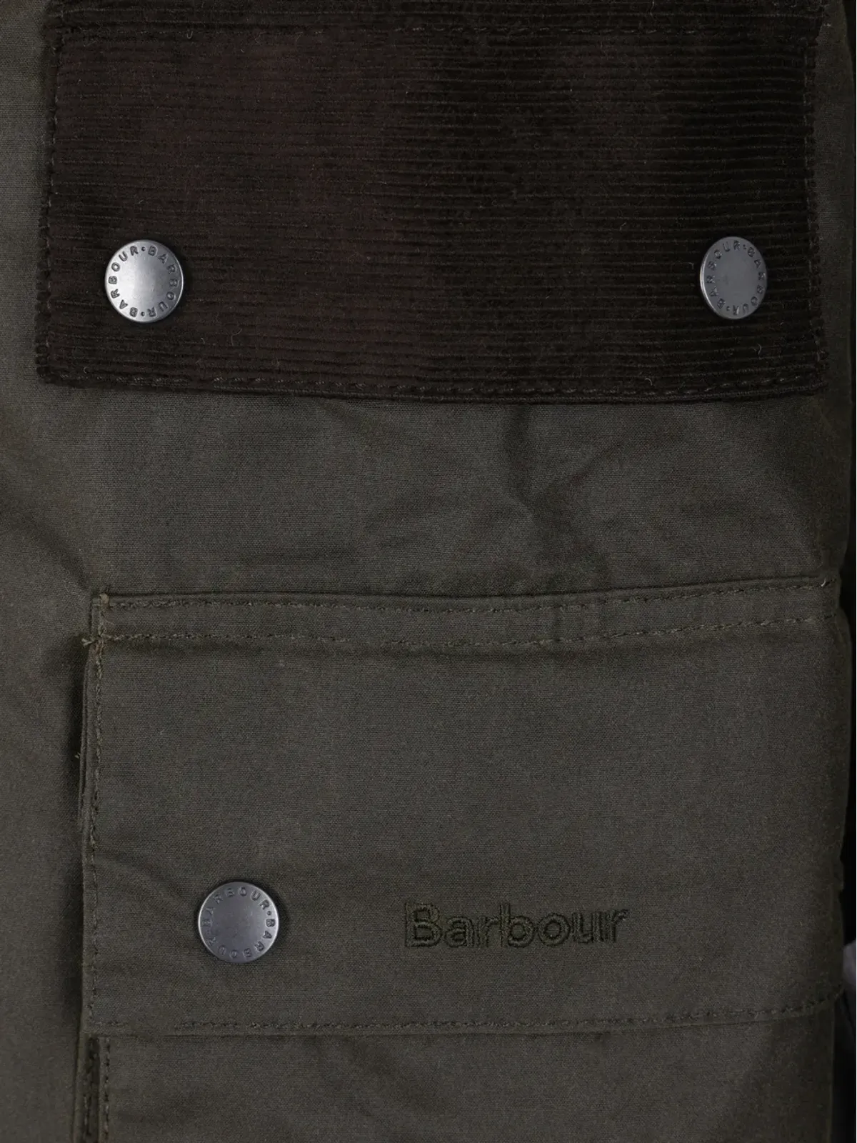 Barbour ロゴ刺繍ジャケット - 画像4