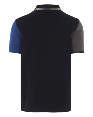 Comme des Garçons Homme カラー ブロック ロゴ ポロシャツ - サムネイル2