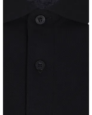 Comme des Garçons Homme カラー ブロック ロゴ ポロシャツ - サムネイル4