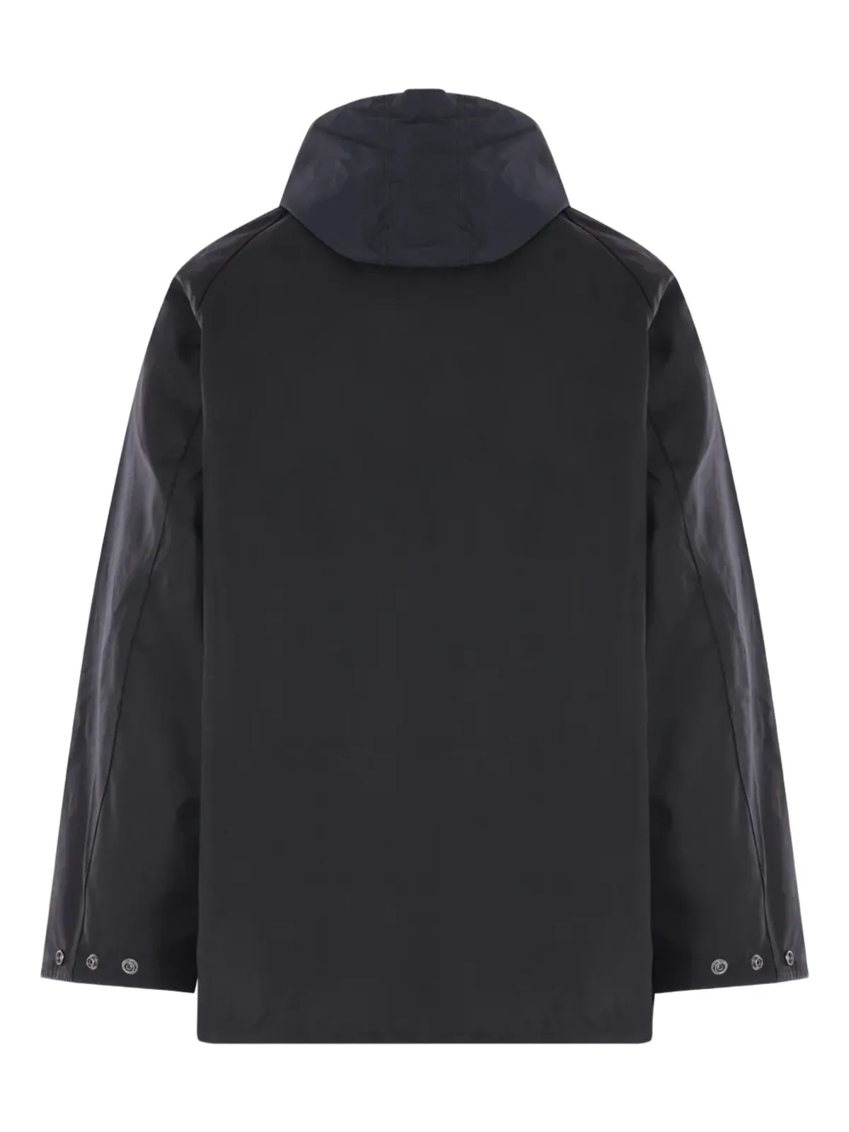 Barbour モディファイド ソルウェイ ワックスドコート ブラック - 画像2