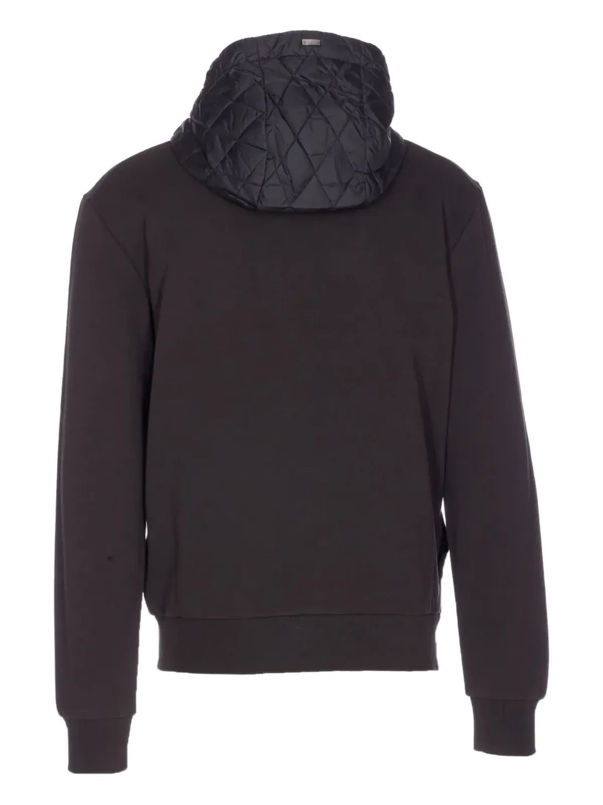 Herno キルテッドパネル ジップアップ スウェット - 画像2
