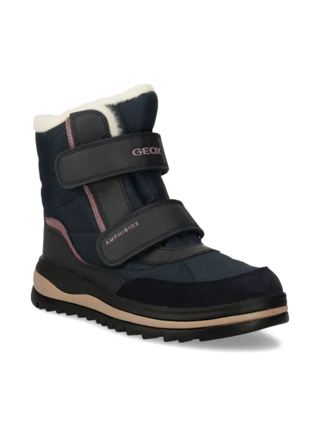 Geox Kids Geox Kids フックアンドループストラップ ブーツ - ブルーの商品画像