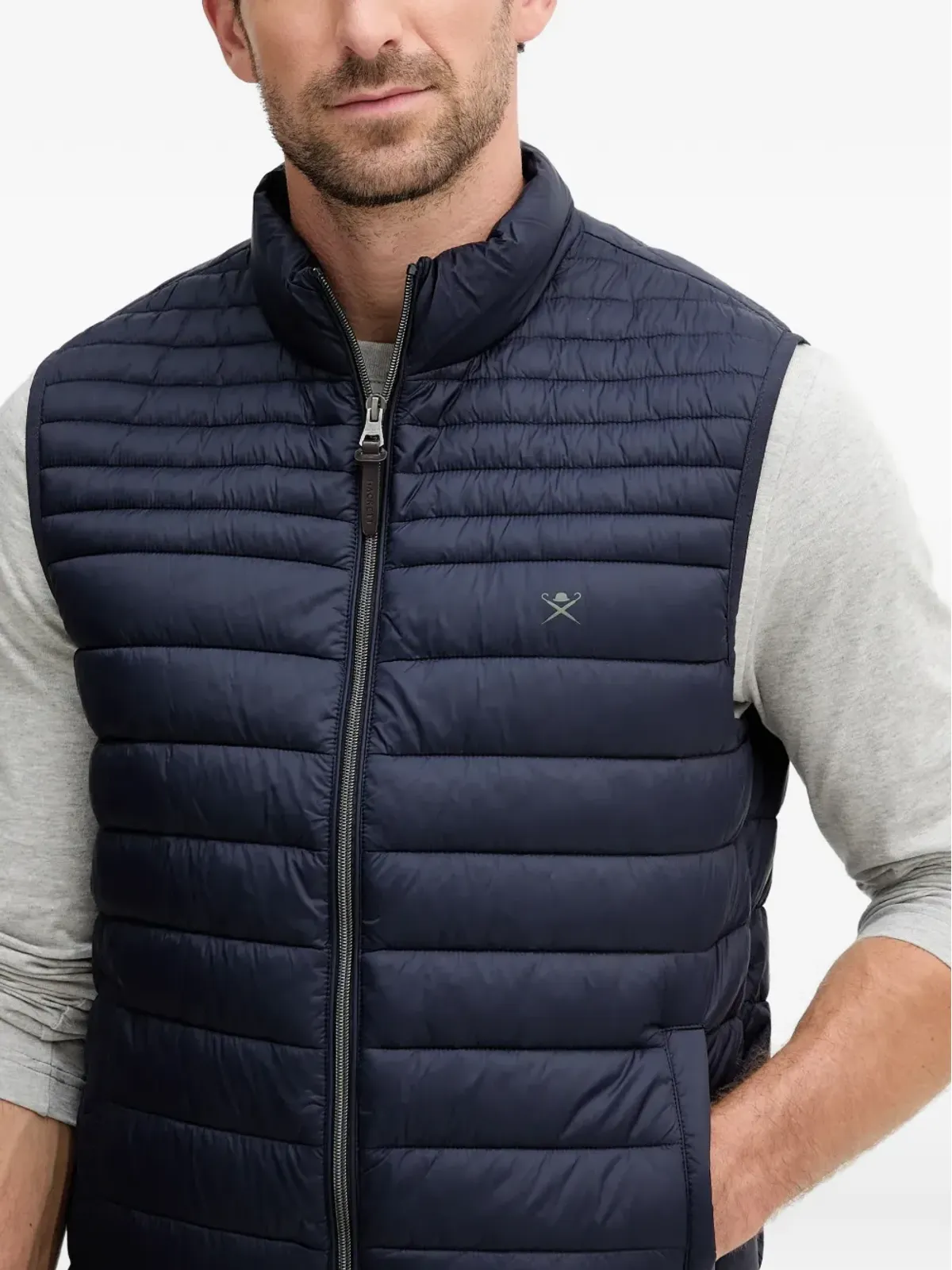 Hackett ジップアップジレ - 画像5