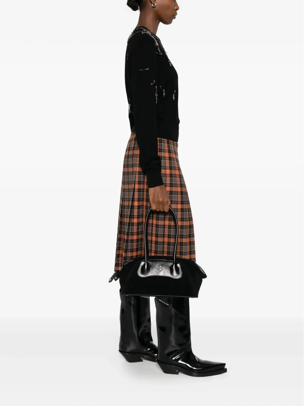 Vivienne Westwood ブラック トートバッグ - 画像2