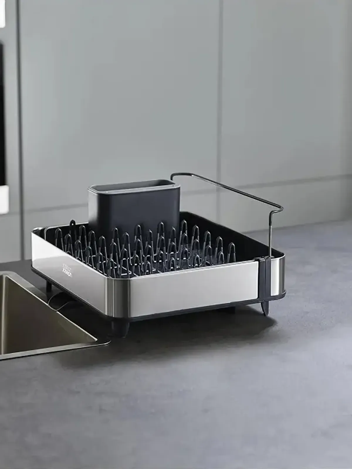 Joseph Joseph 長方形型 食器洗いセット - グレー - 画像5