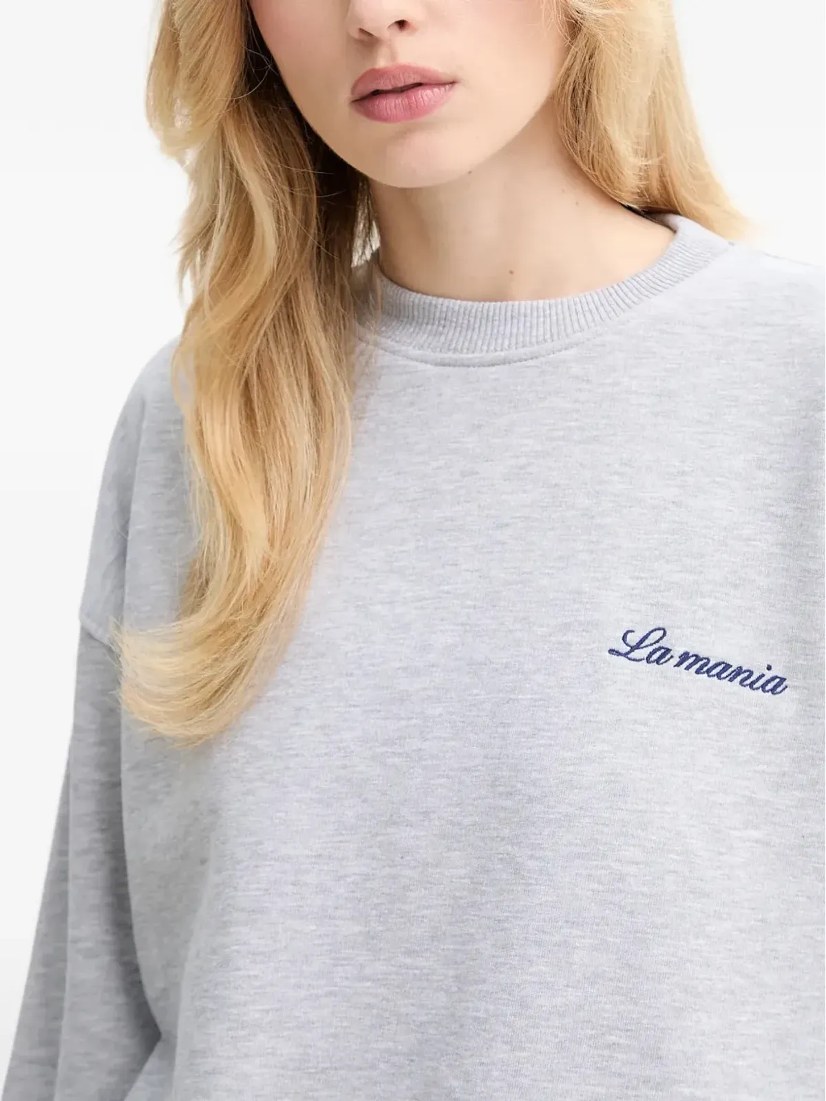 La Mania ロゴ刺繍スウェット - 画像4