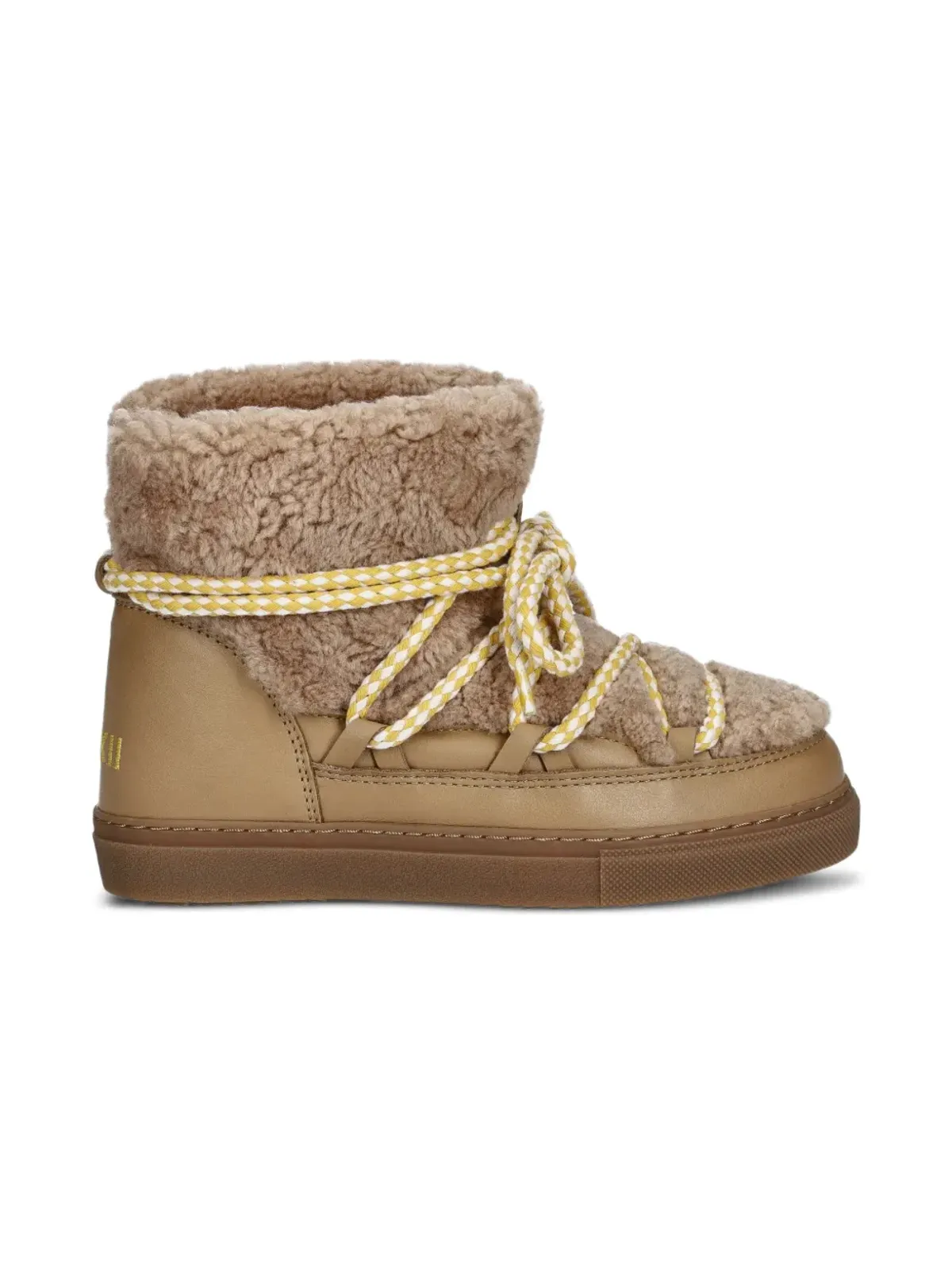 Inuikii Curly shearling lace-up boots - Neutrals - 画像2