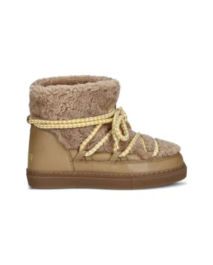 Inuikii Curly shearling lace-up boots - Neutrals - サムネイル2