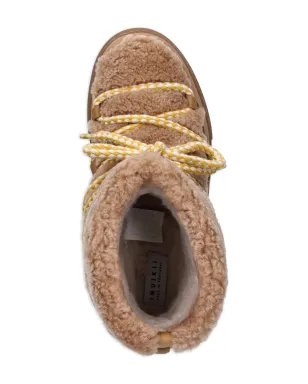Inuikii Curly shearling lace-up boots - Neutrals - サムネイル4