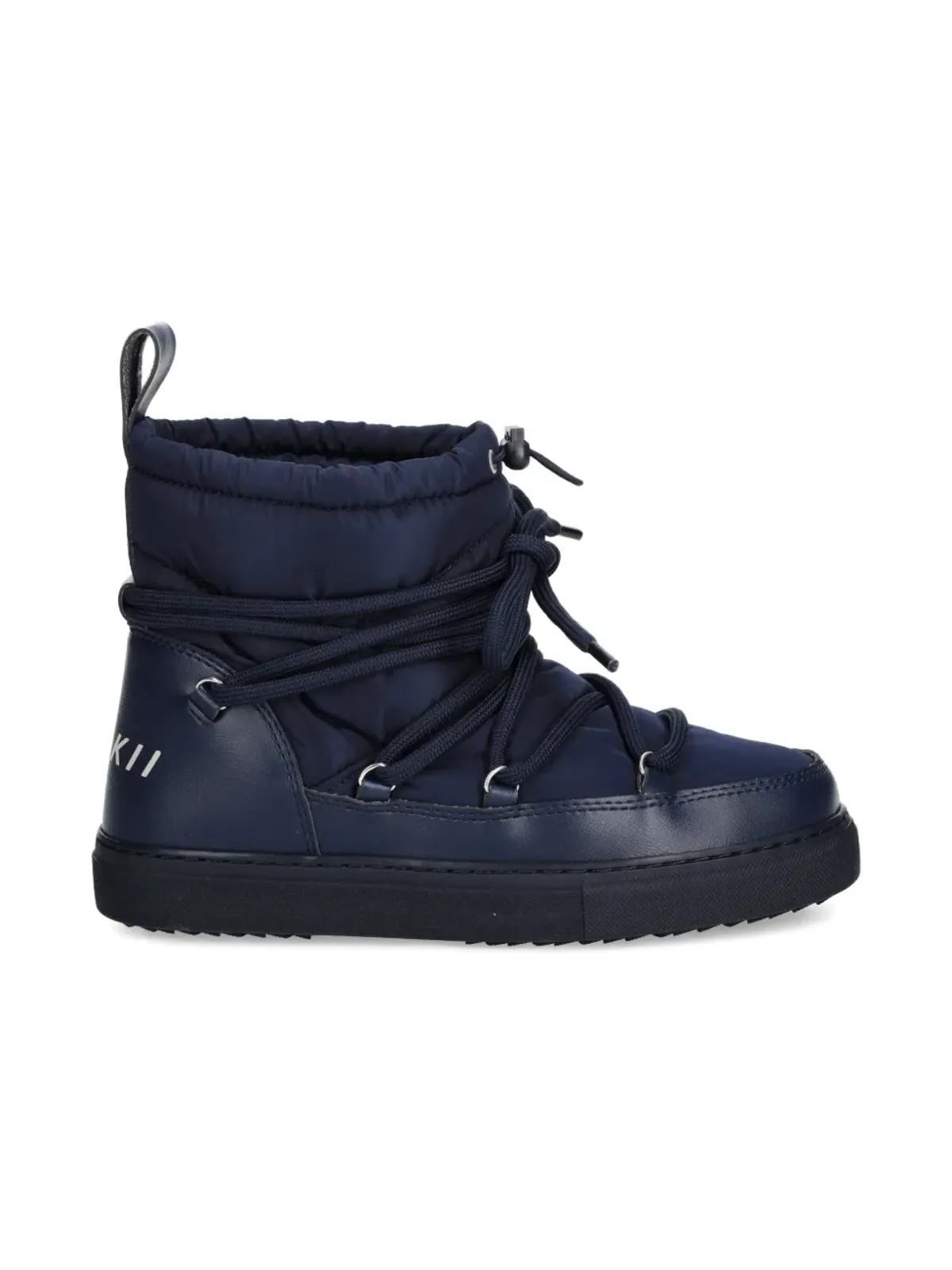Inuikii padded lace-up boots - Blue - 画像2