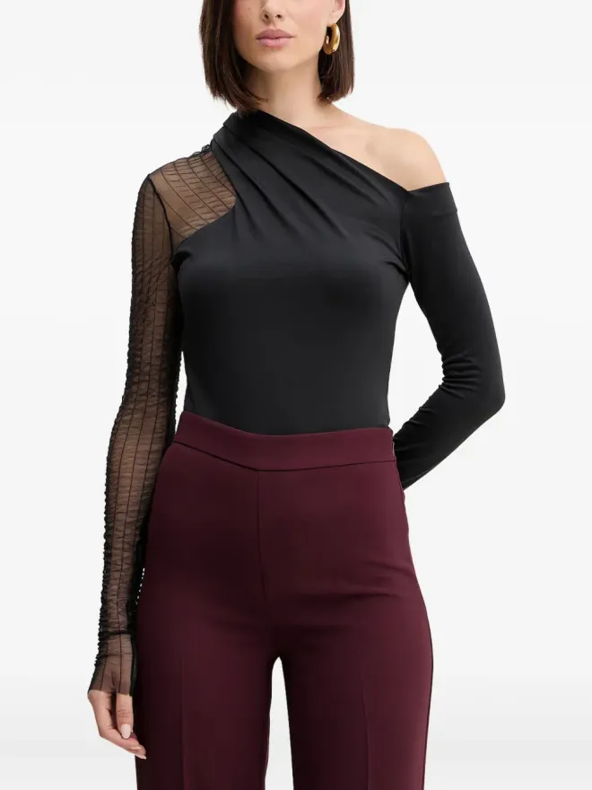 SIMONA CORSELLINI SIMONA CORSELLINI ワンショルダートップ - ブラックの商品画像