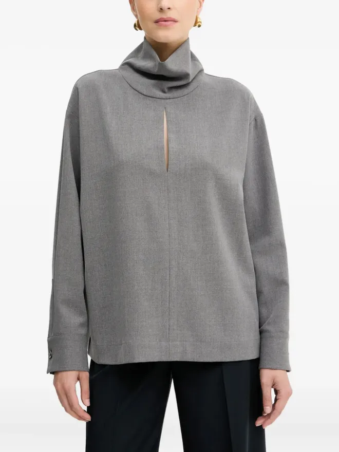 SIMONA CORSELLINI SIMONA CORSELLINI キーホールネックトップの商品画像