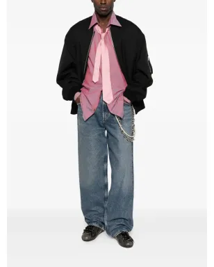 Vivienne Westwood オーブ装飾 ロングスリーブシャツ - ピンク - サムネイル2