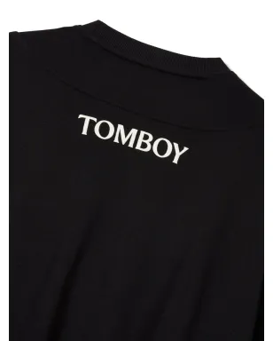TOMBOY ラウンドネック コットン スウェットシャツ - サムネイル4