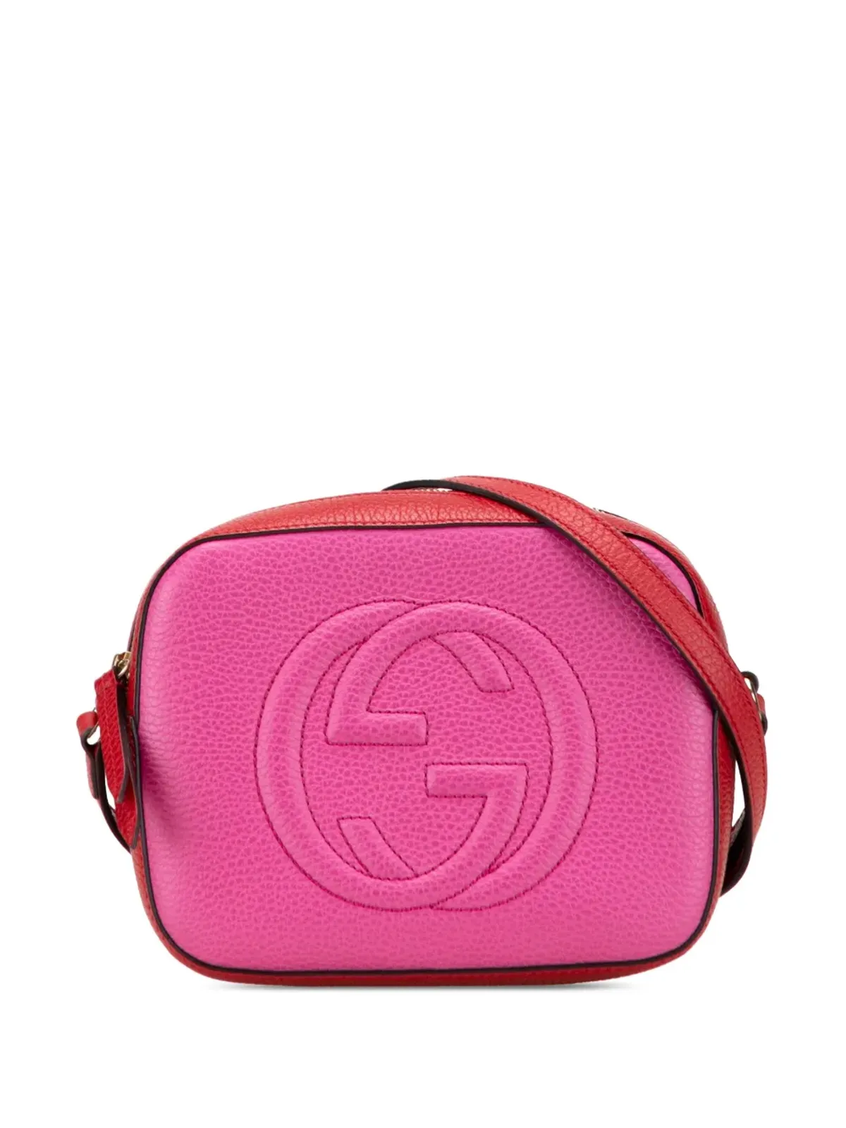 Gucci Pre-Owned ソーホー ディスコ クロスボディ バッグ ピンク - 画像1