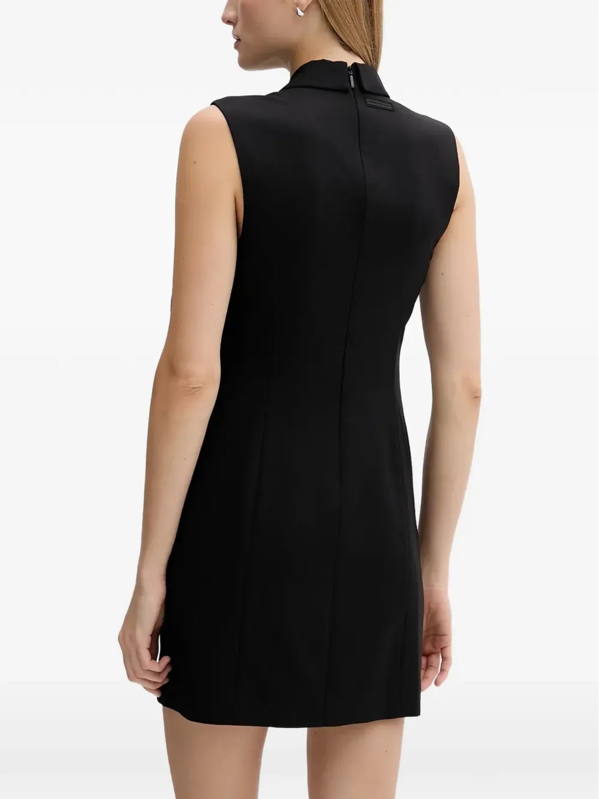 Armani Exchange Vネック ダブルブレスト ミニドレス - 画像3