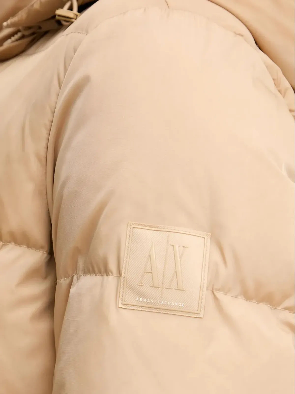 Armani Exchange フード付きロゴパッチジャケット - 画像5