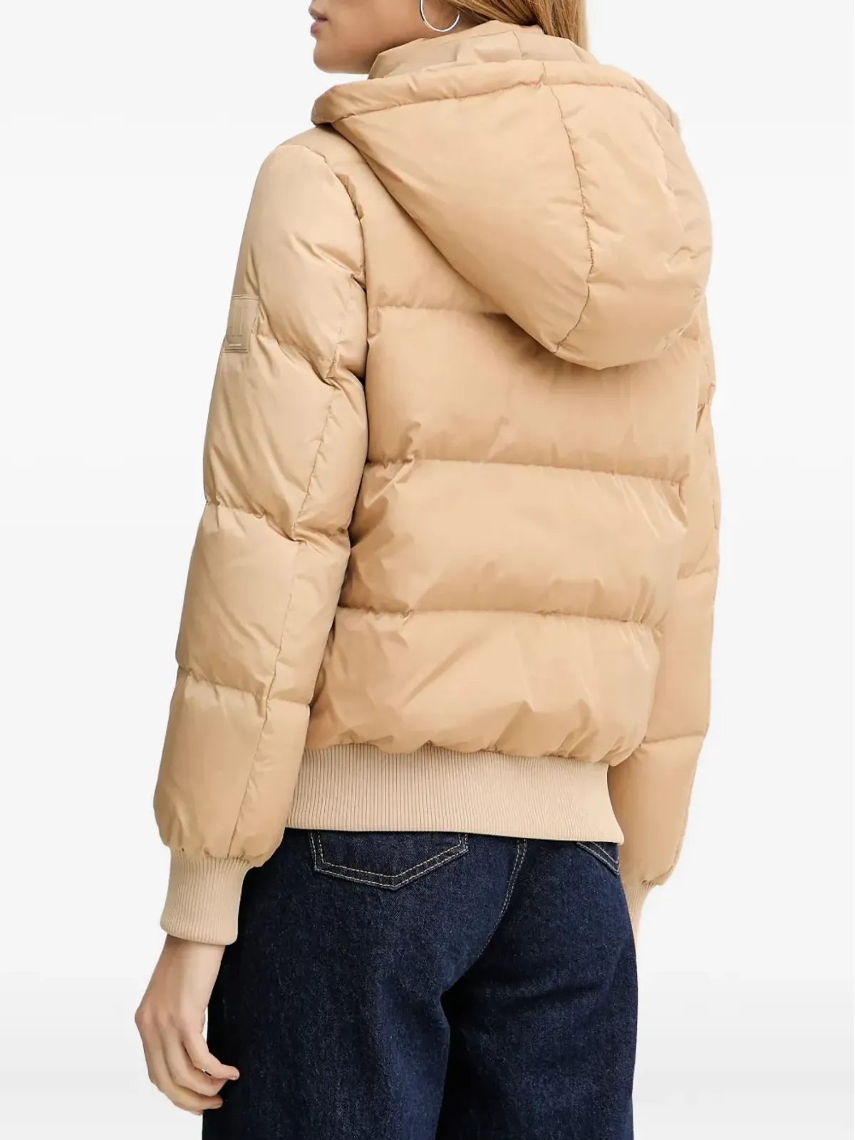 Armani Exchange フード付きロゴパッチジャケット - 画像3