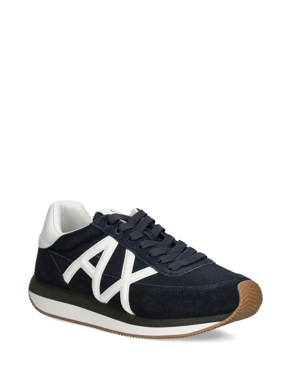 Armani Exchange レースアップ ロゴディテール スニーカー - Blue - 画像2