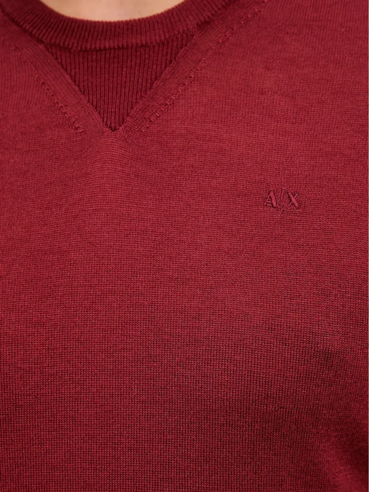 Armani Exchange ロゴ刺繍 クルーネック セーター - 画像5